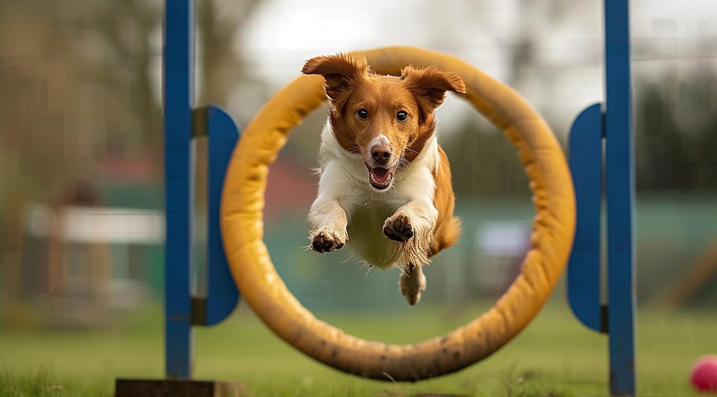 Spaß und Bewegung mit Agility-Spielzeug für Hunde